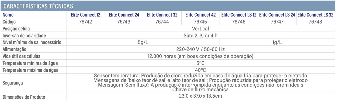 Clorador Salino Elite Connect 