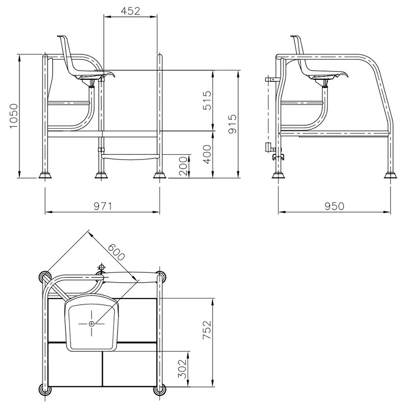 Cadeira H-400 Acesso Rápido - Astralpool