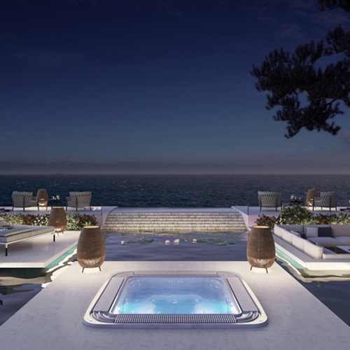 Spa público com caleira Verona- ASTRALPOOL